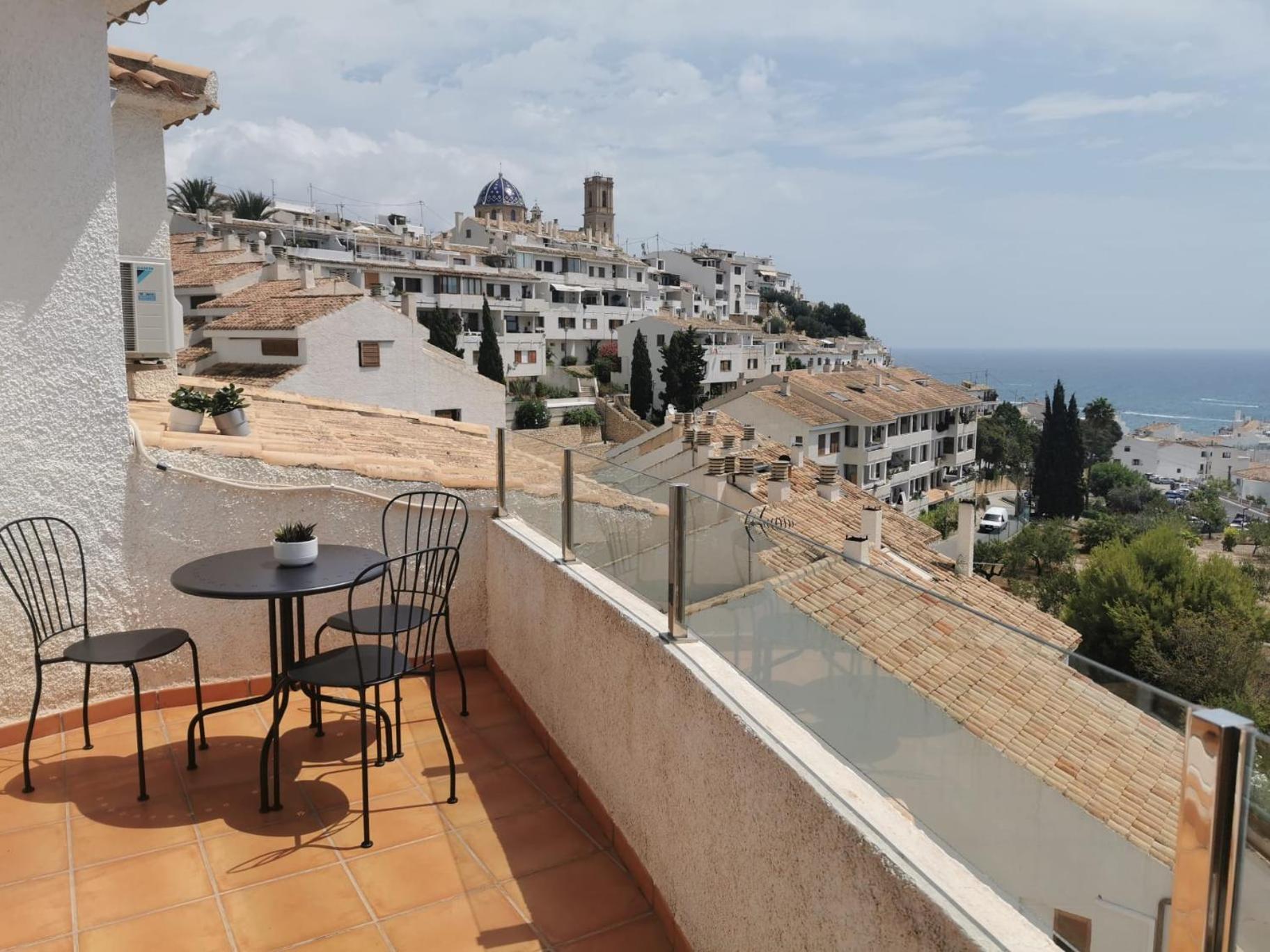 Atico-Duplex Con Vistas Al Mar Y Casco Antiguo En Altea Exterior foto